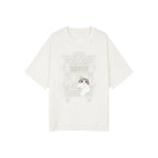 猫の窓風景アップリケTシャツ