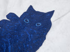 クラインの青い猫のTシャツ