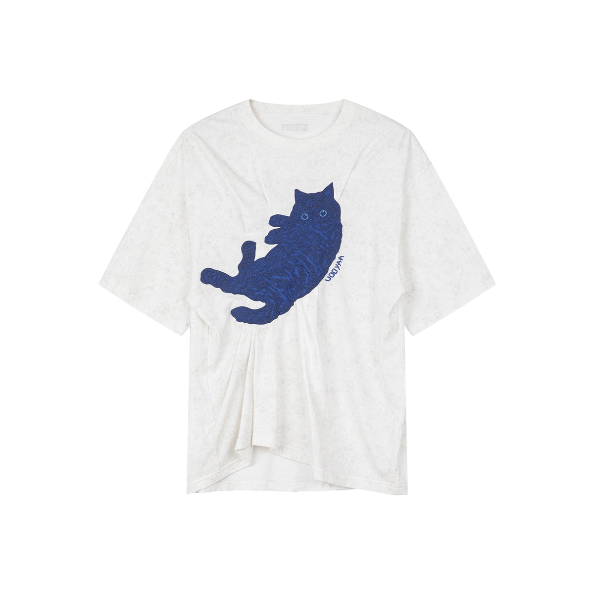 クラインの青い猫のTシャツ