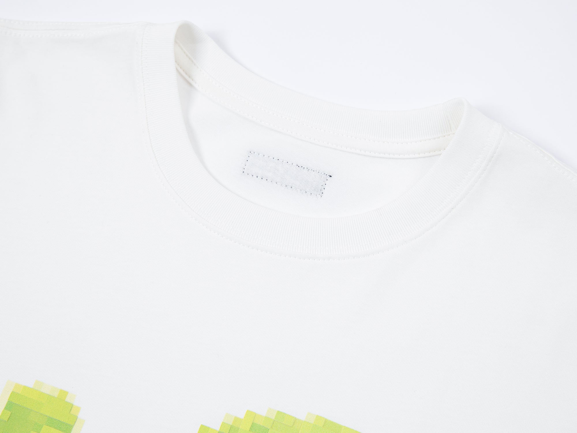 3D pixel logo print T-shirt