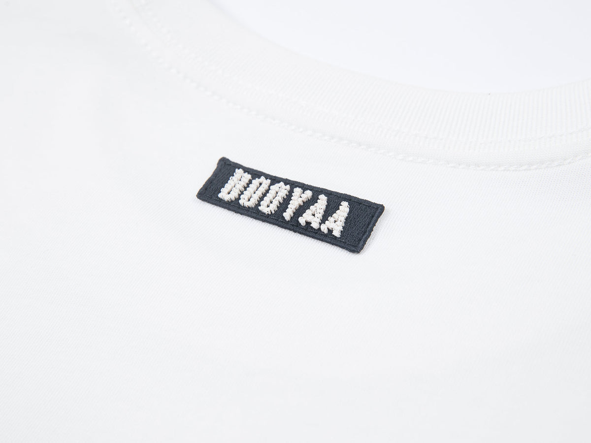 3DピクセルロゴプリントTシャツ