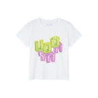 3DピクセルロゴプリントTシャツ