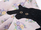 Cat scratch bedspread embroidery bubble slip dress