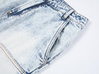 Tie-dye wash cropped cargo pants