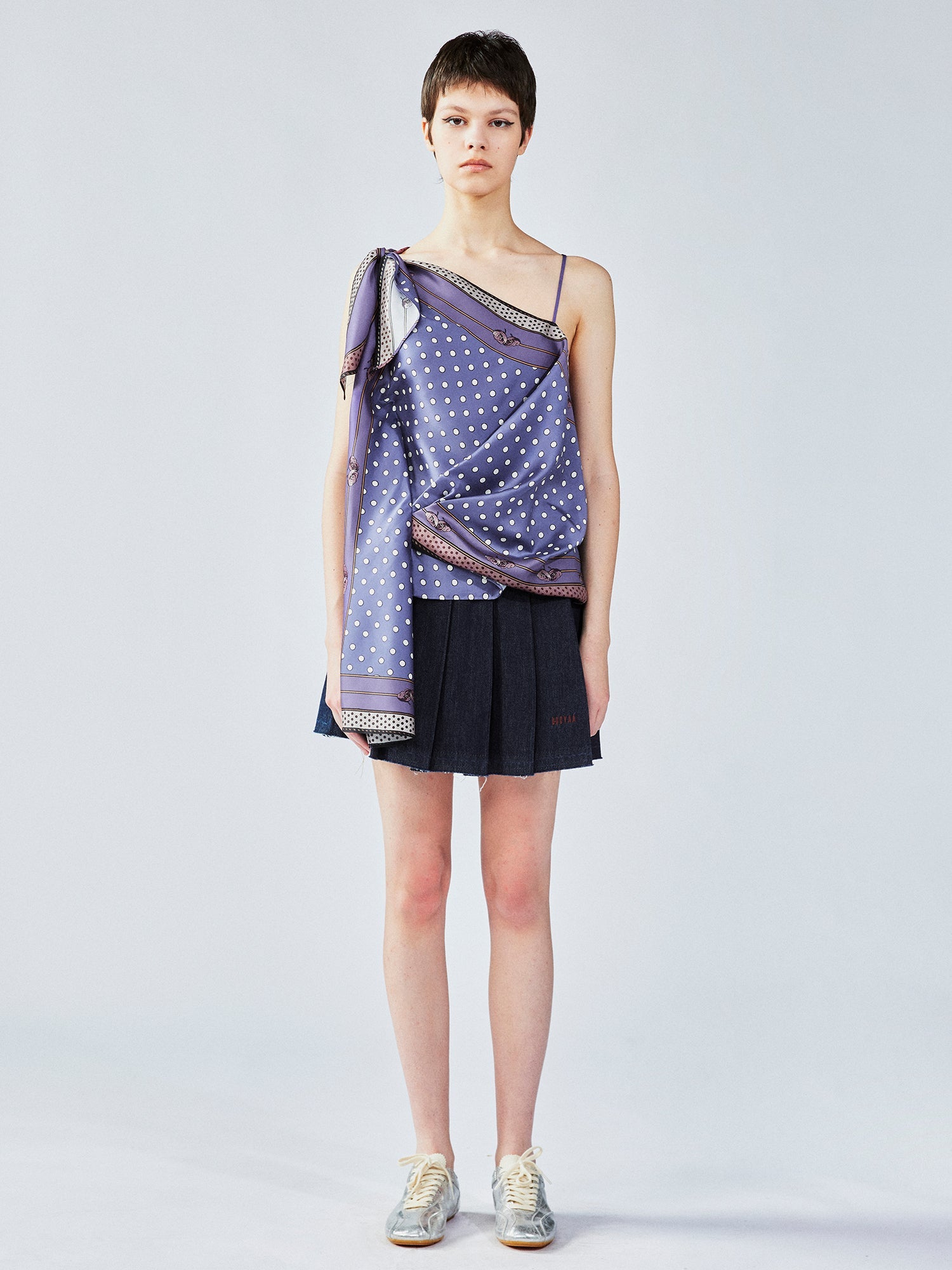 Scarf-twist camisole