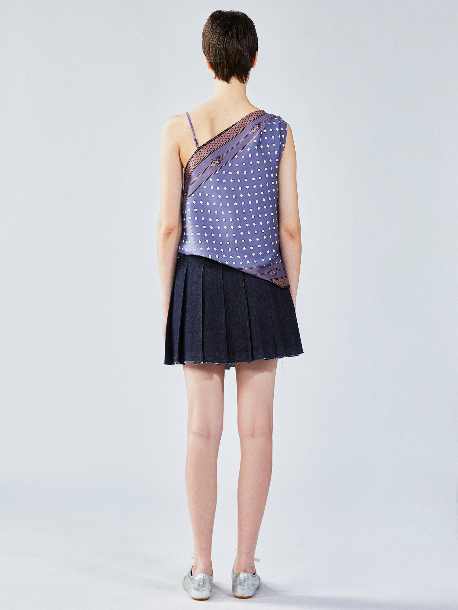 Scarf-twist camisole