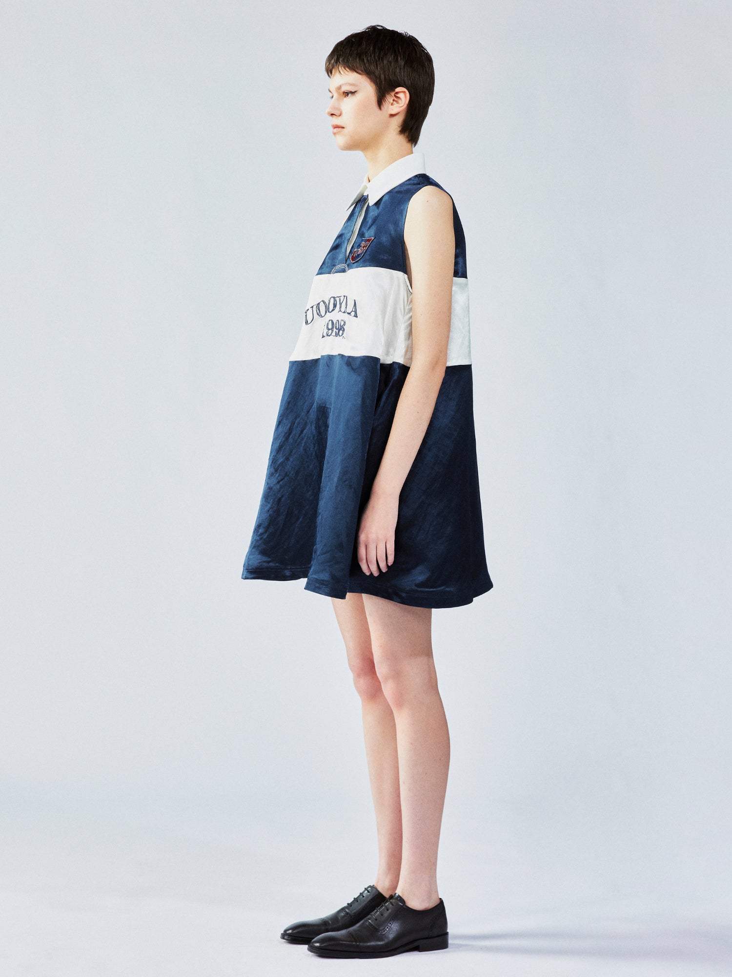 College-style polo dress