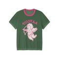 Love angel open-knit sweater tee