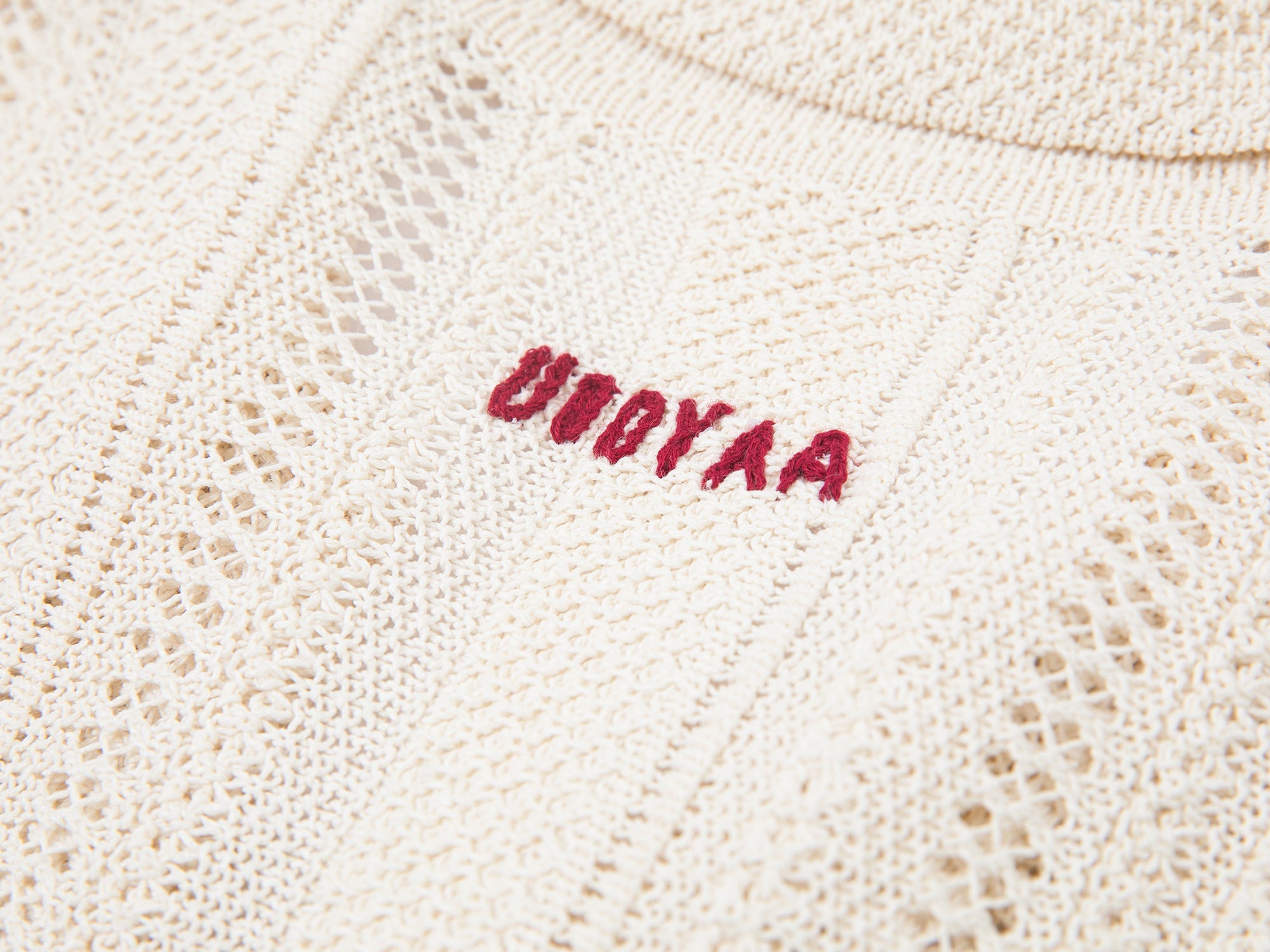 Love angel open-knit cardigan