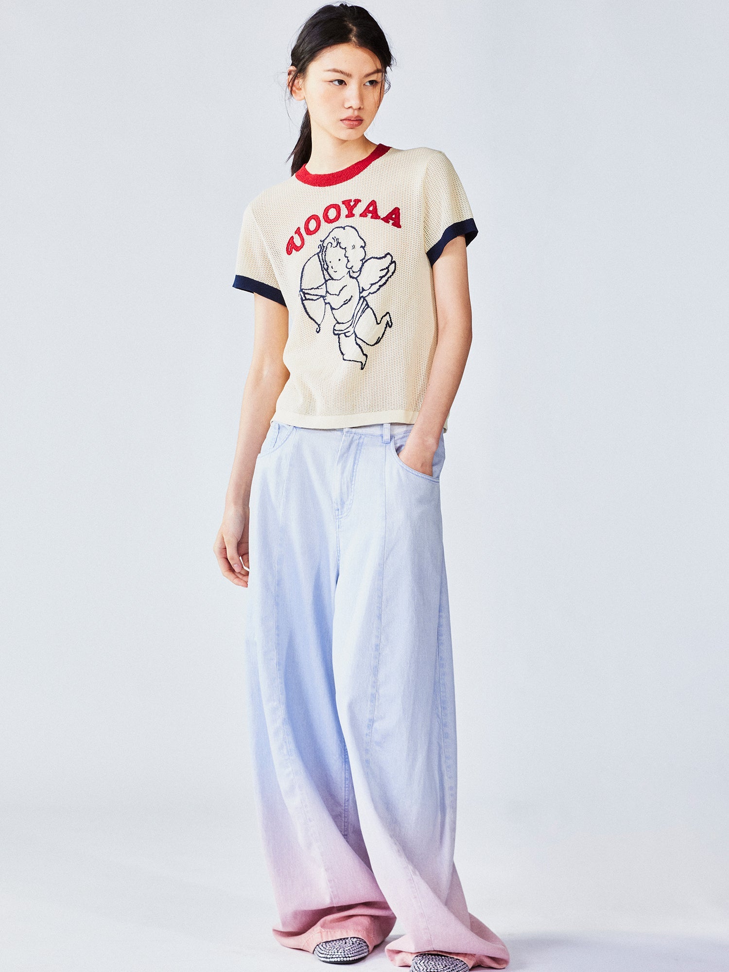 Gradient light pants