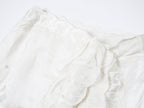 Openwork angel embroidery wrap skirt