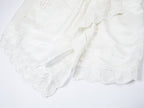 Openwork angel embroidery wrap skirt