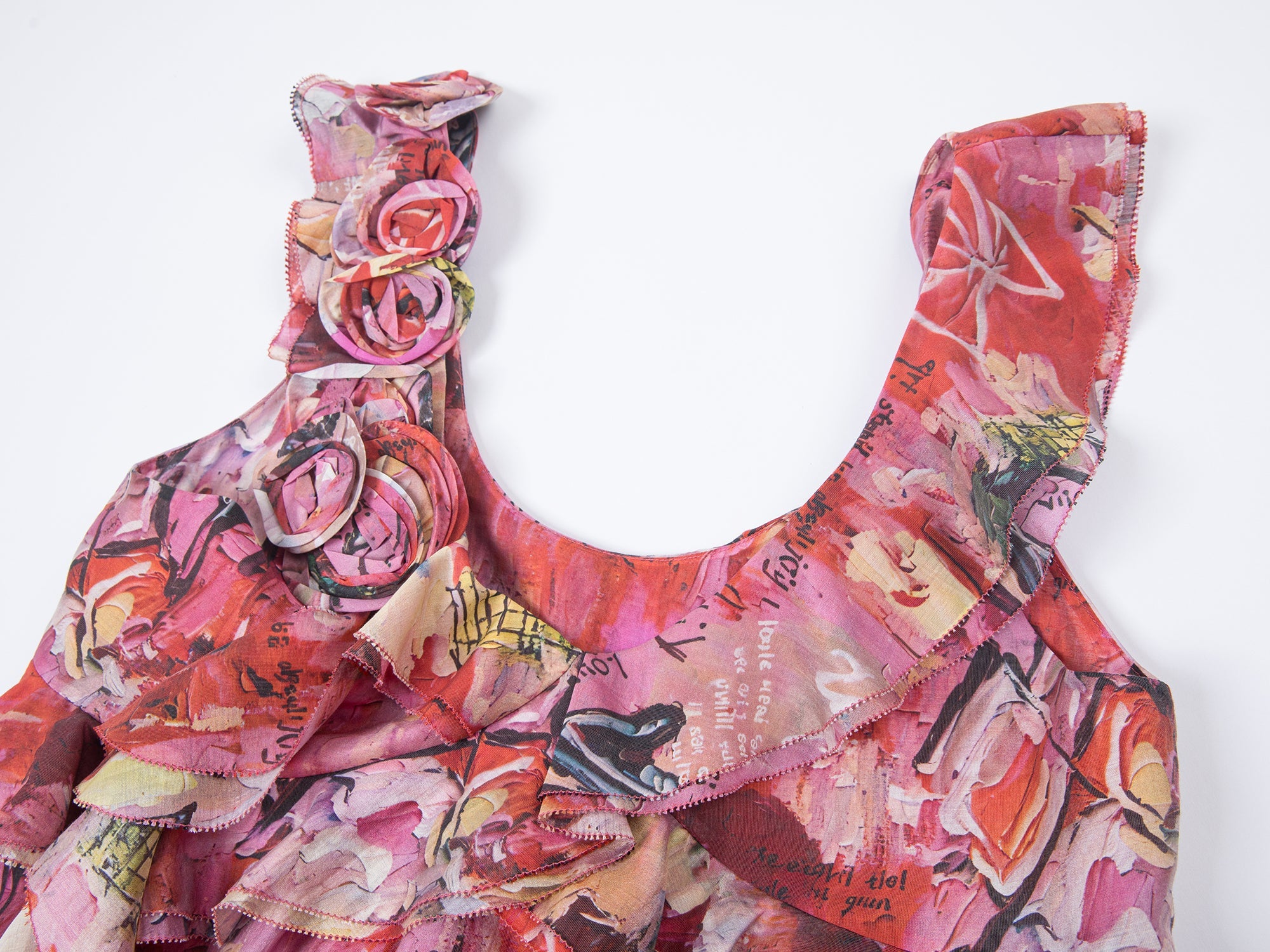 Graffiti 3D flower camisole