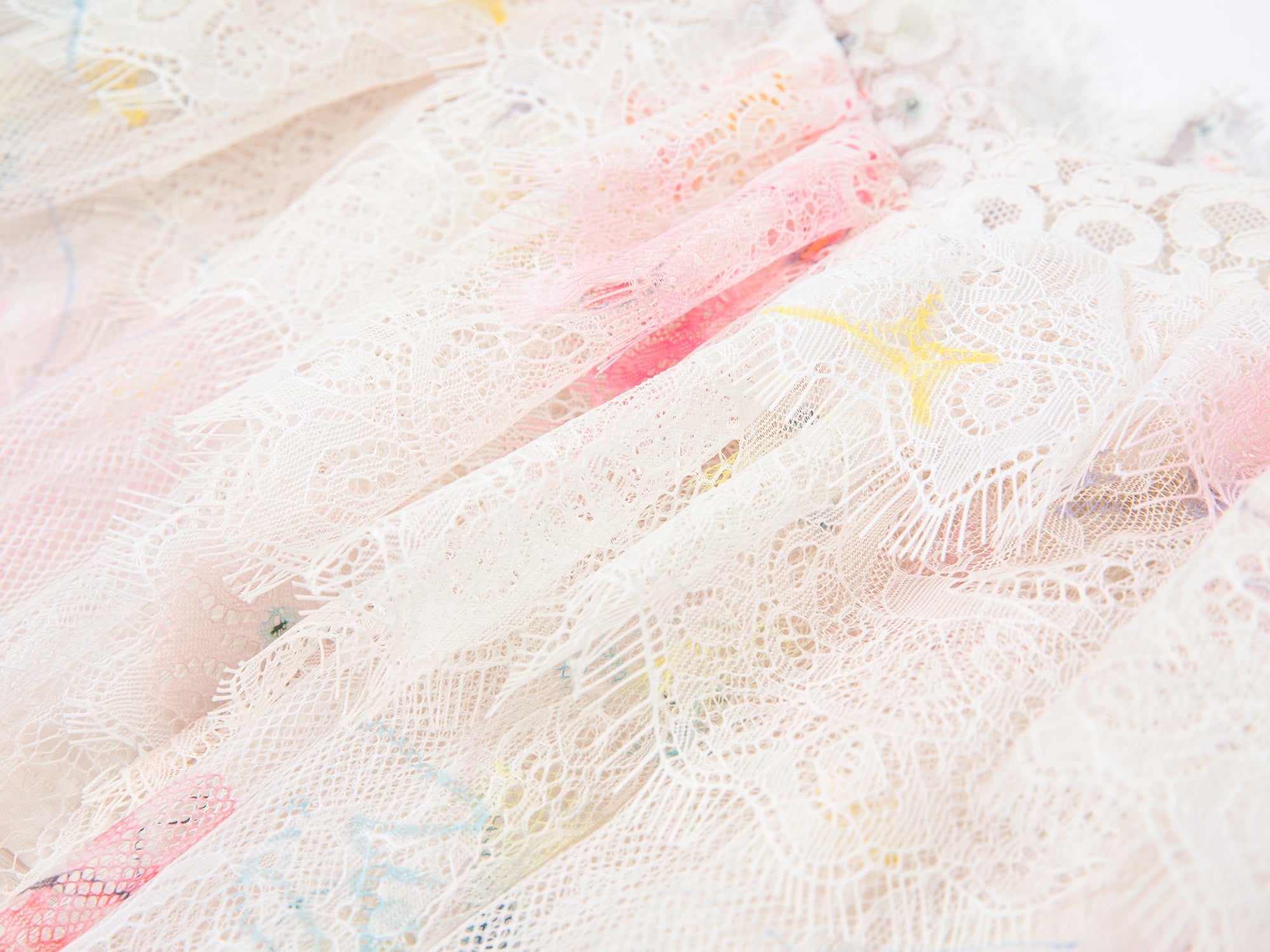 Dreamy graffiti lace camisole