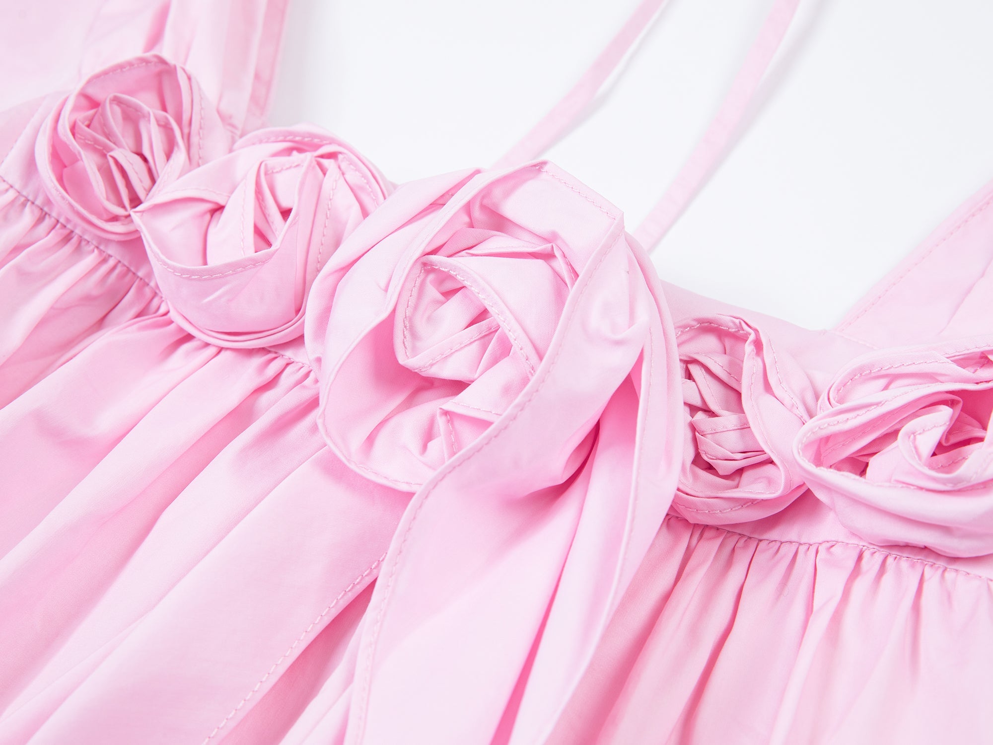 3D flower doll blouse