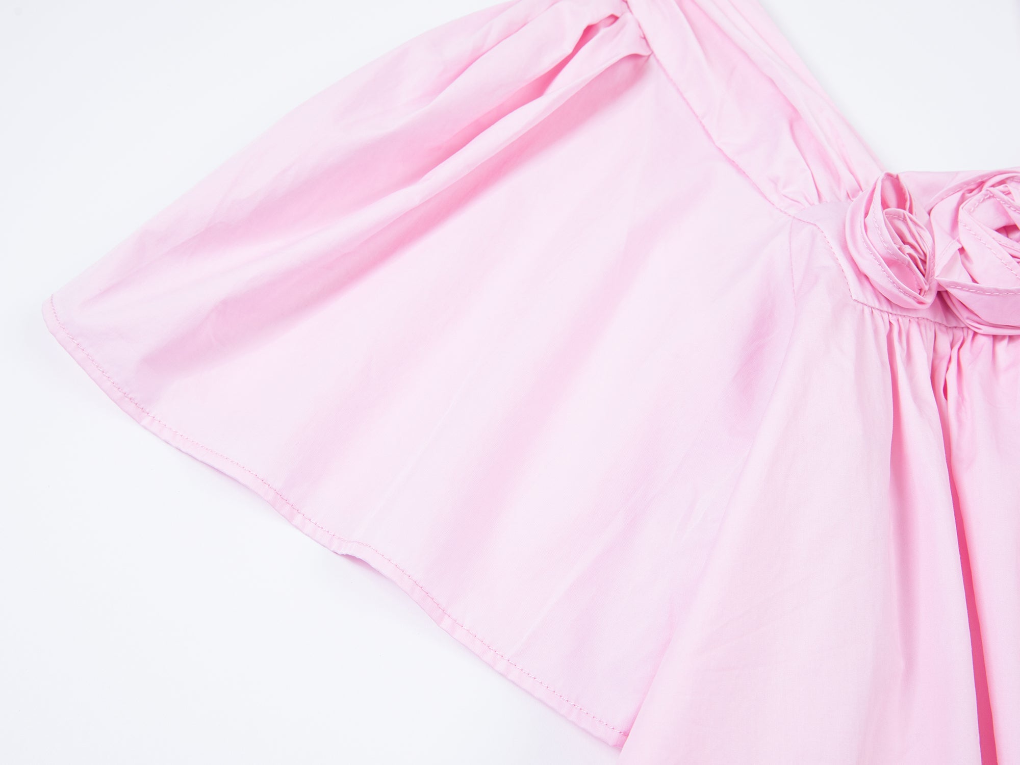 3D flower doll blouse