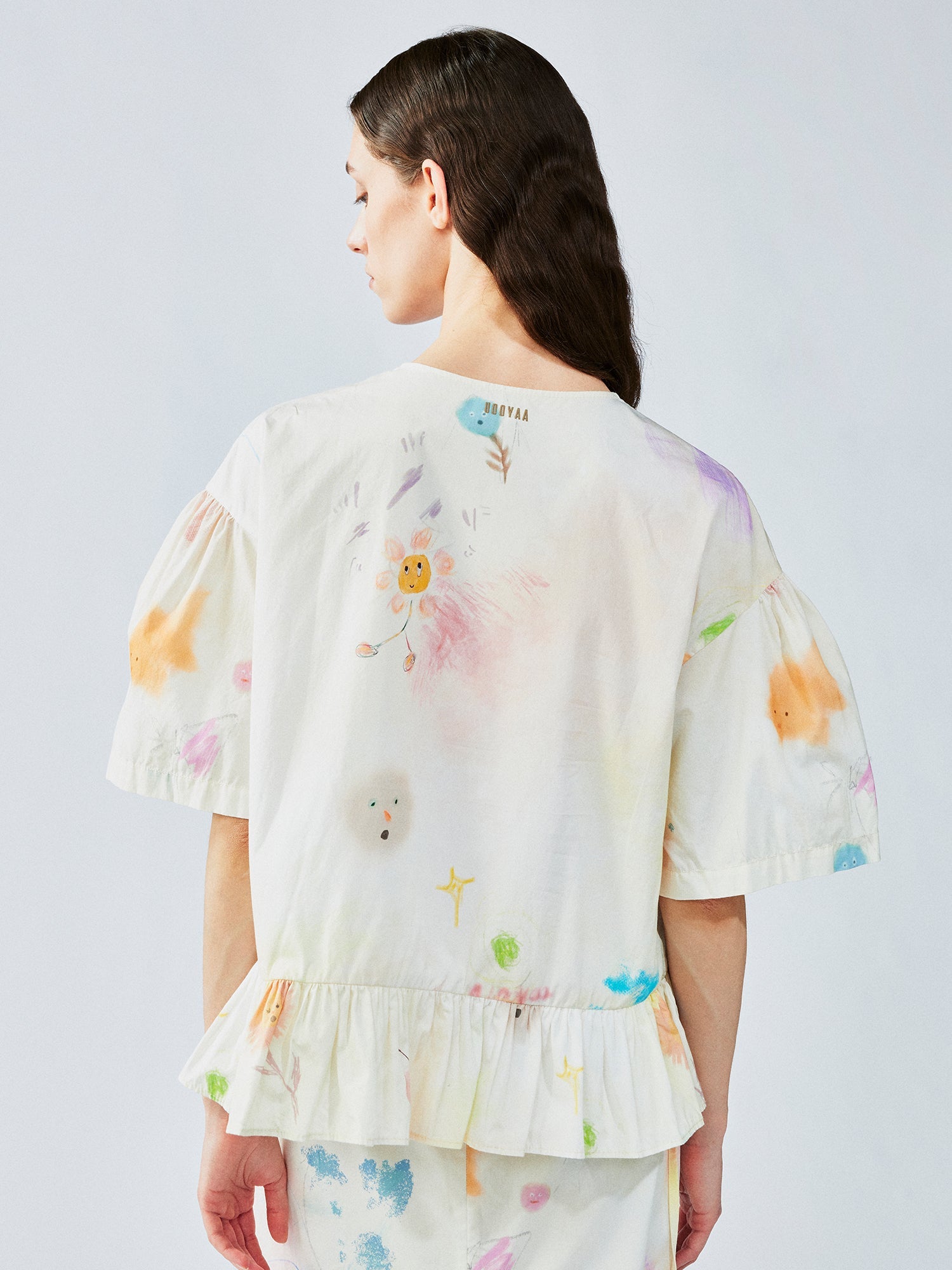 Hand-drawn dreamy doll blouse