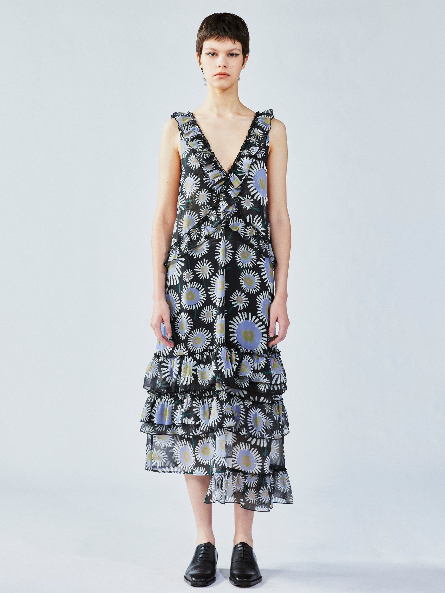 Dandelion print camisole dress