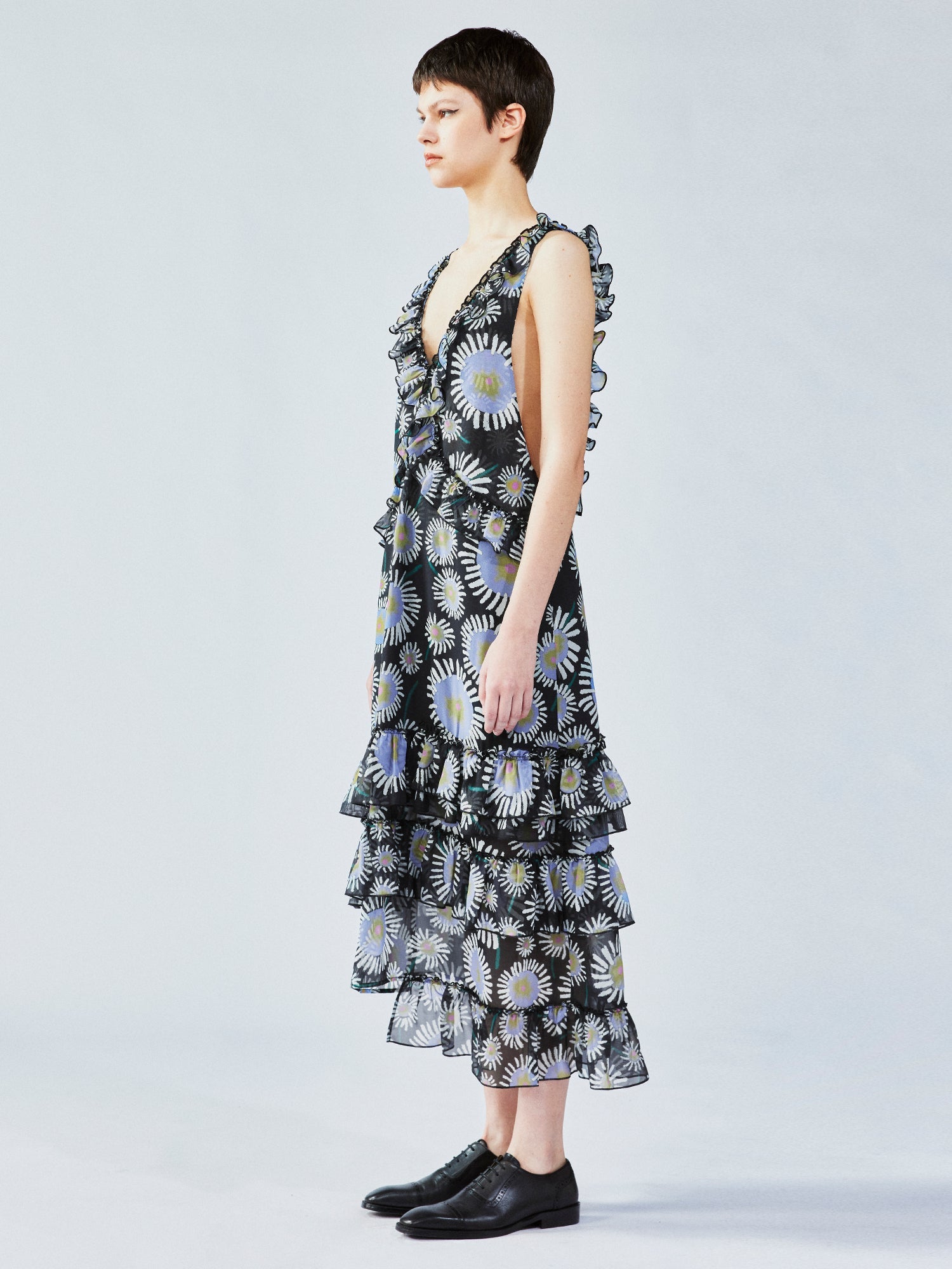 Dandelion print camisole dress