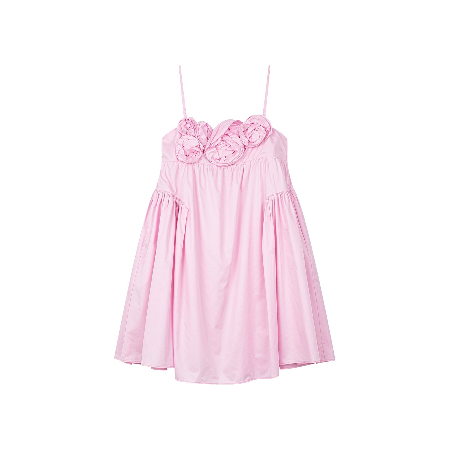 3D flower camisole dress