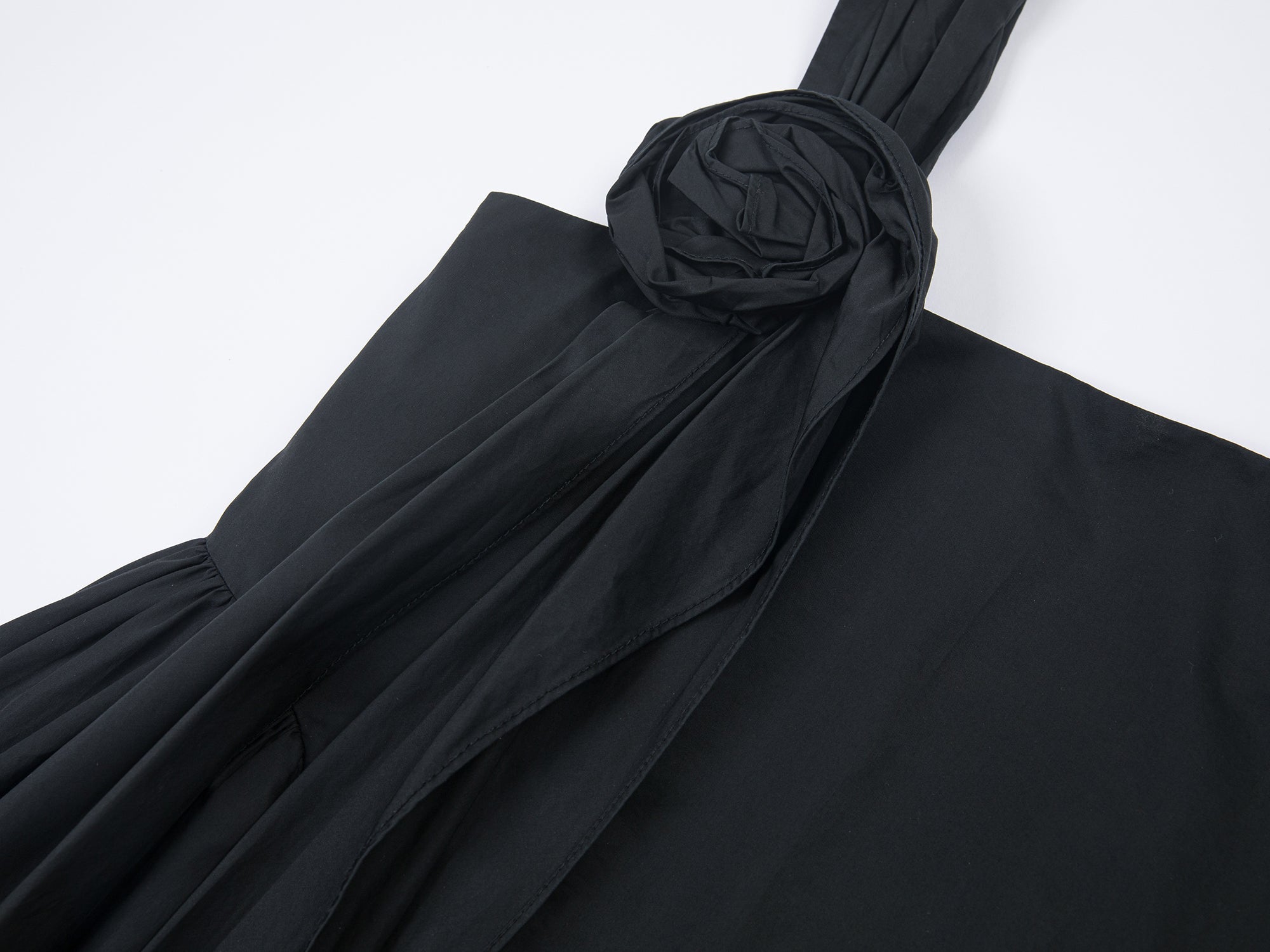 3D flower camisole dress with side pocket