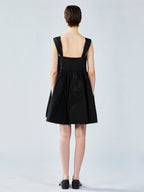 3D flower camisole dress with side pocket