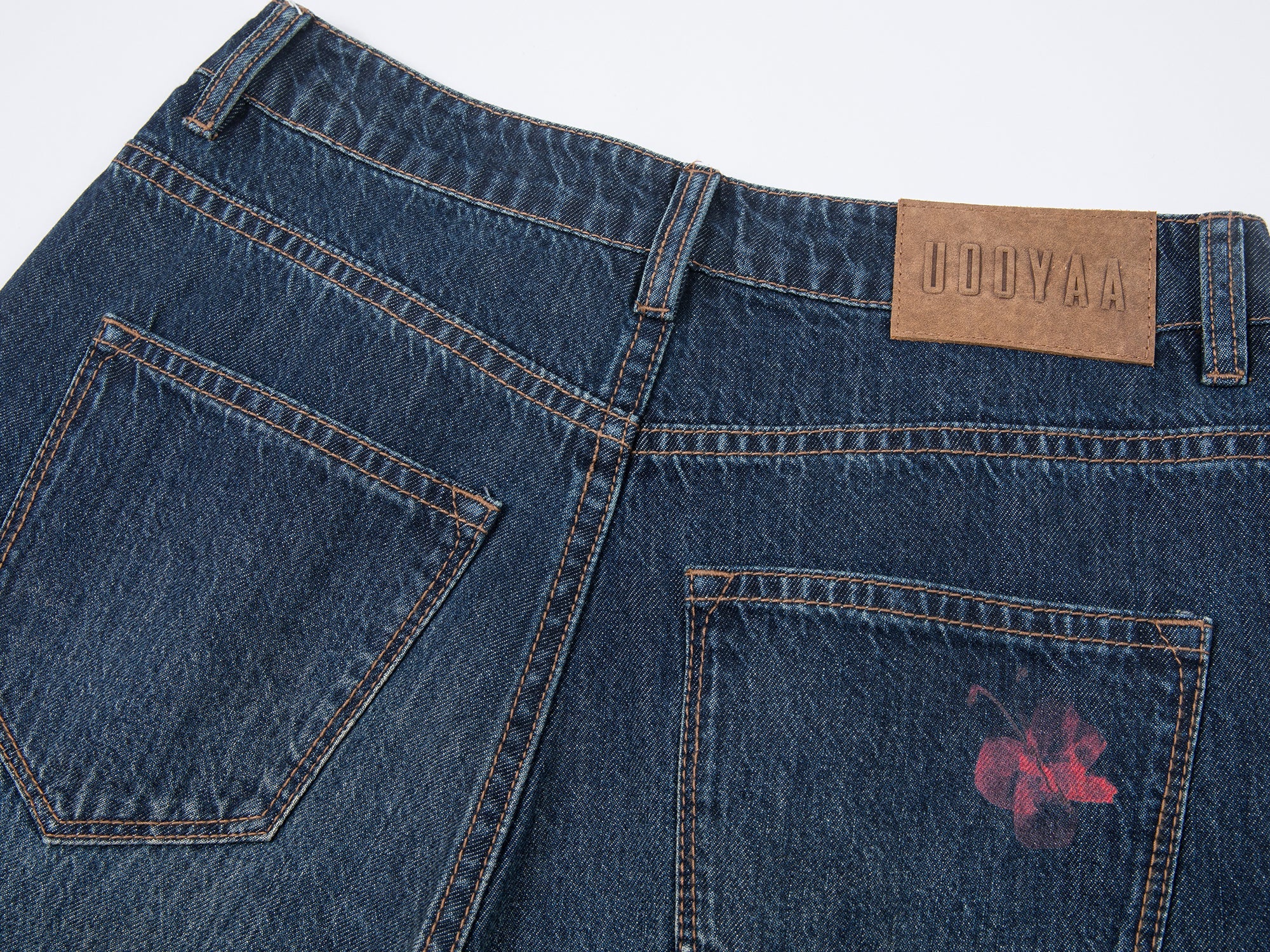 Hand-drawn dreamy jeans