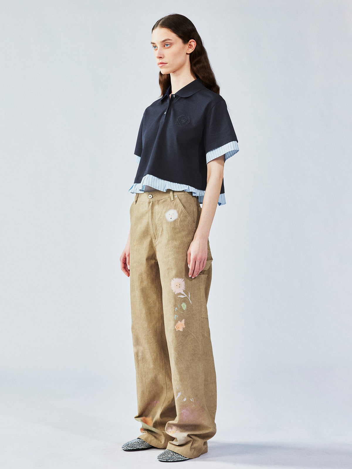 Hand-drawn dreamy jeans