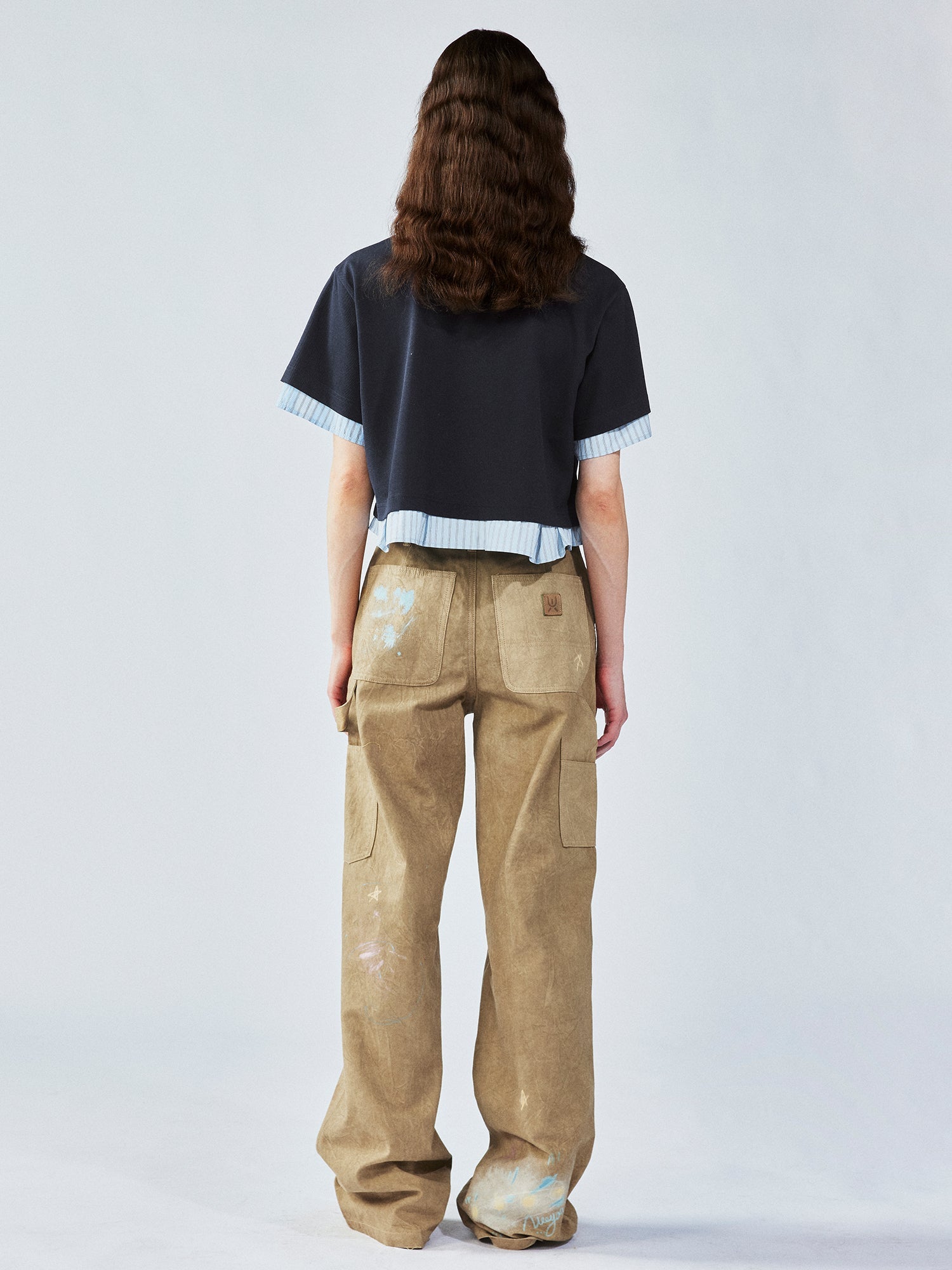 Hand-drawn dreamy jeans