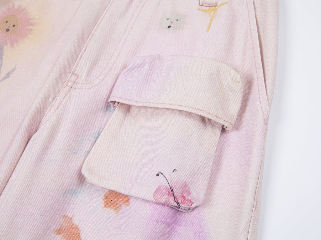 Hand-drawn dreamy cargo pants