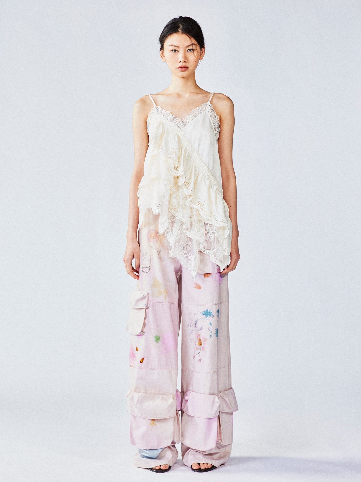 Hand-drawn dreamy cargo pants