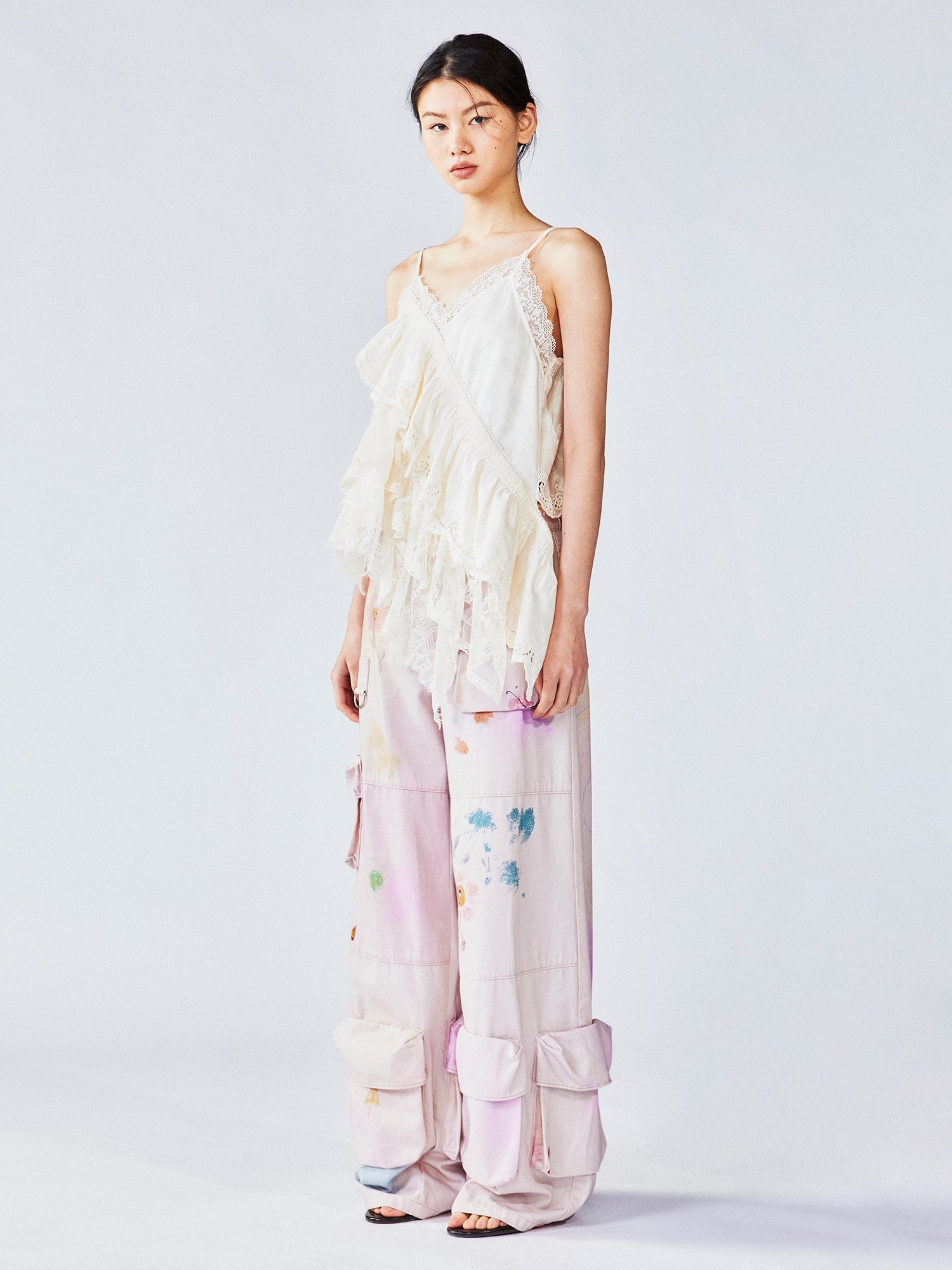 Hand-drawn dreamy cargo pants