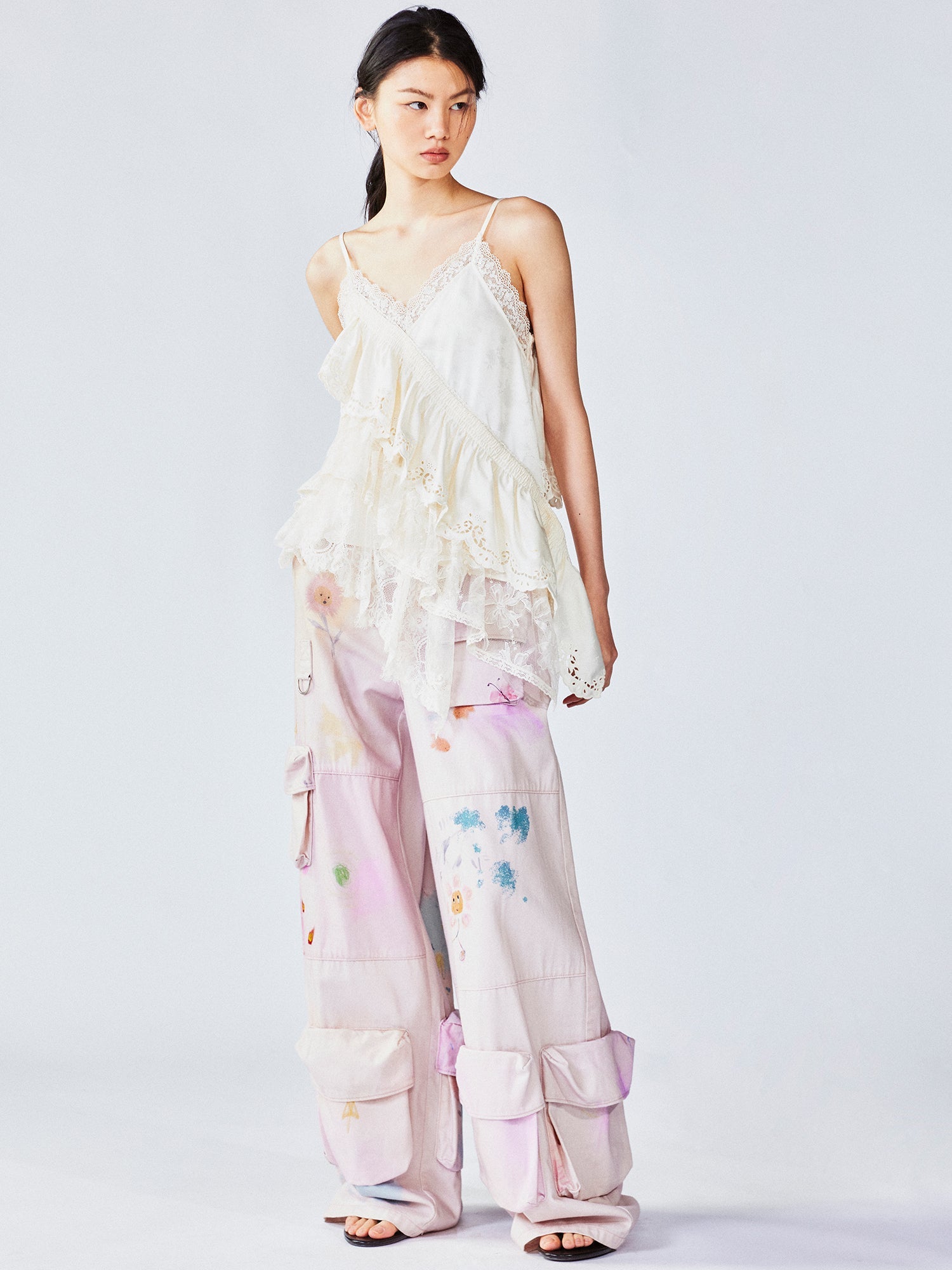 Hand-drawn dreamy cargo pants
