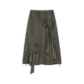 3D flower utility skirt