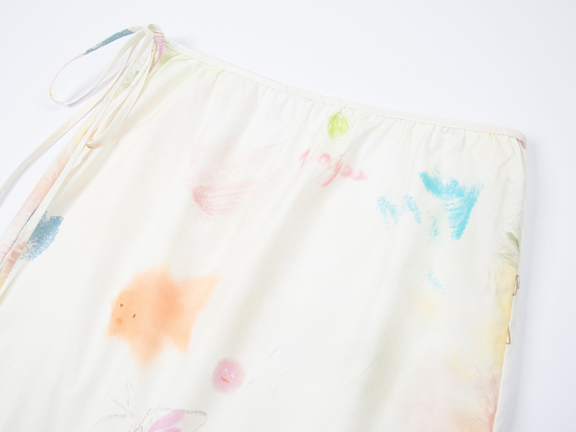 Hand-drawn dreamy fishtail skirt