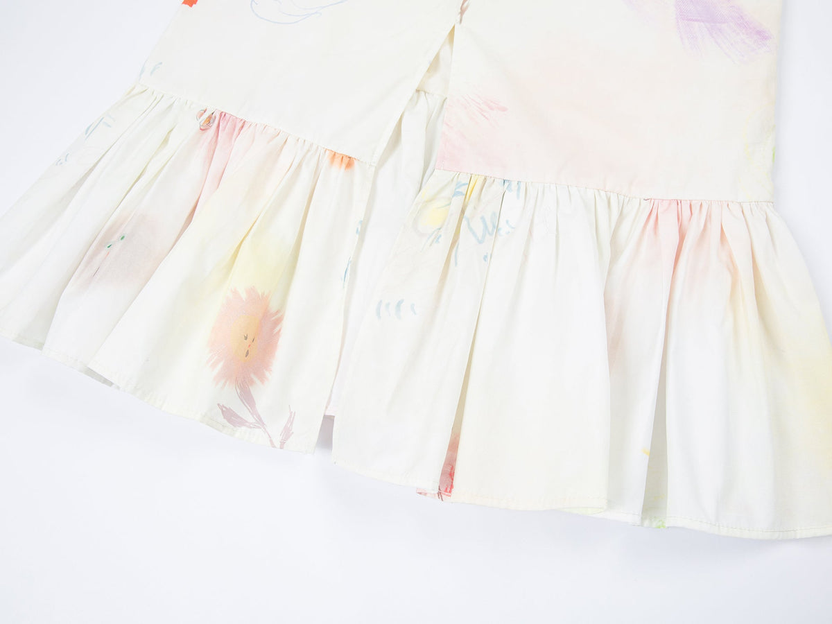 Hand-drawn dreamy fishtail skirt