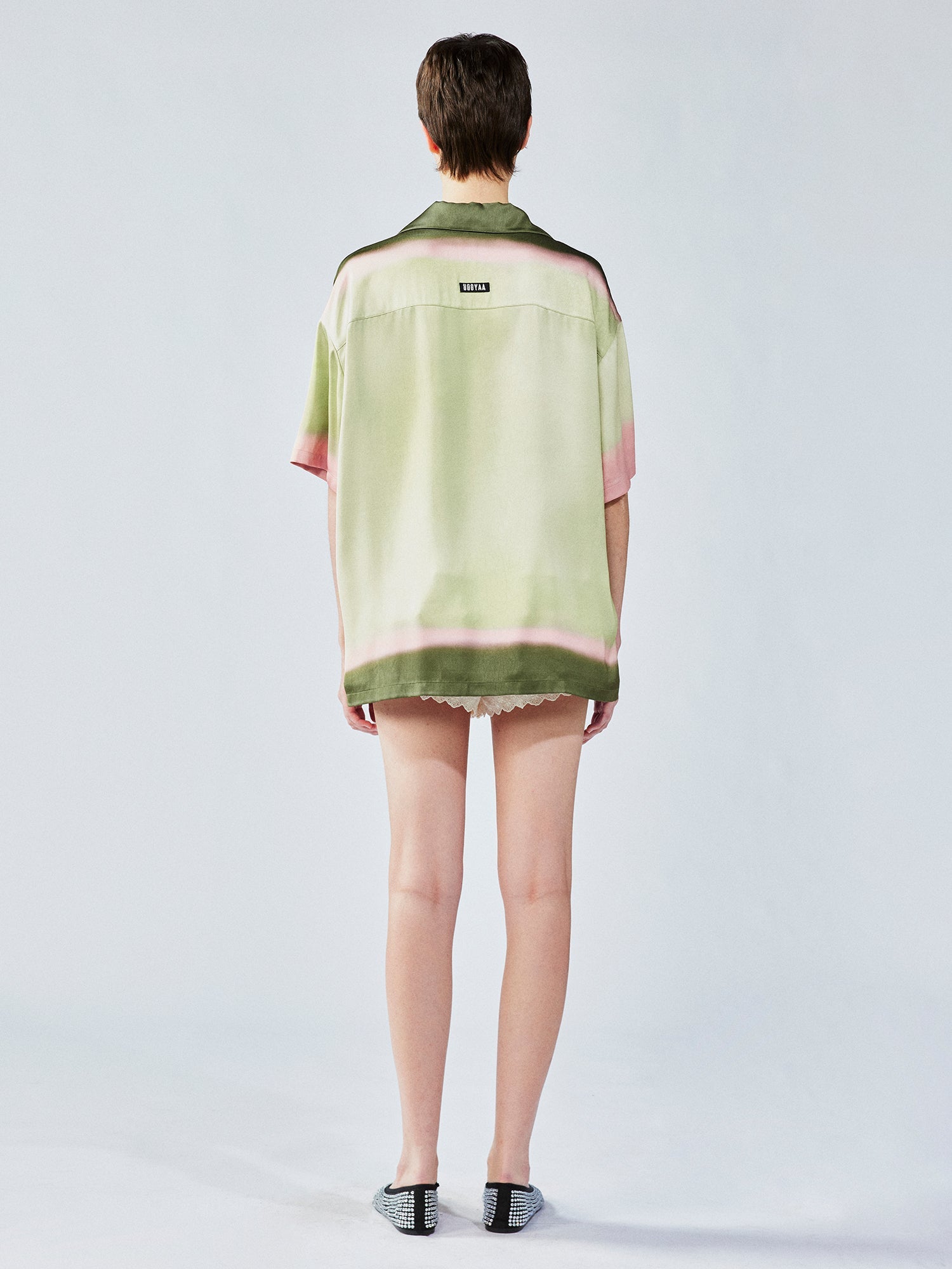 Shadow play print shirt