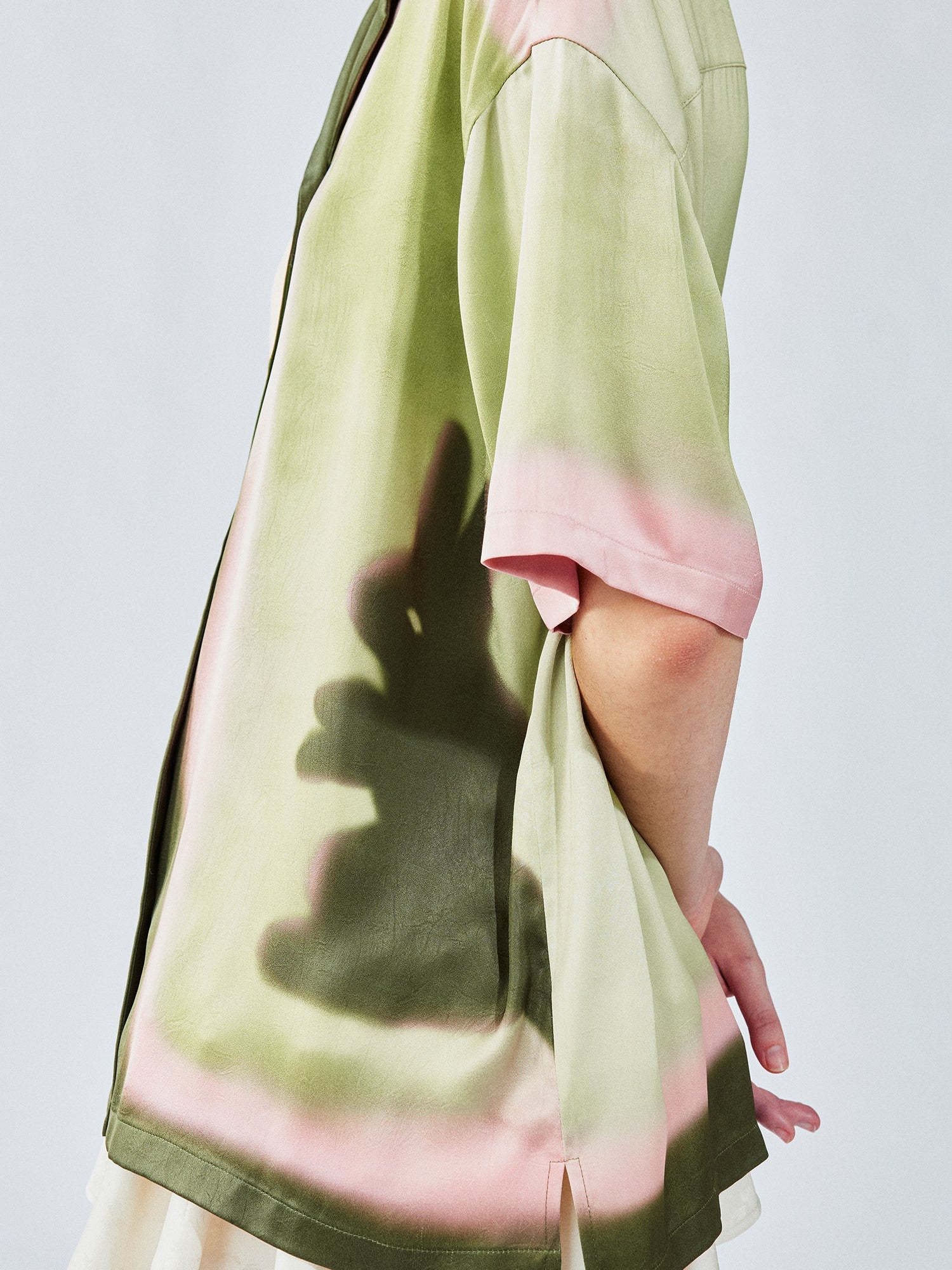 Shadow play print shirt