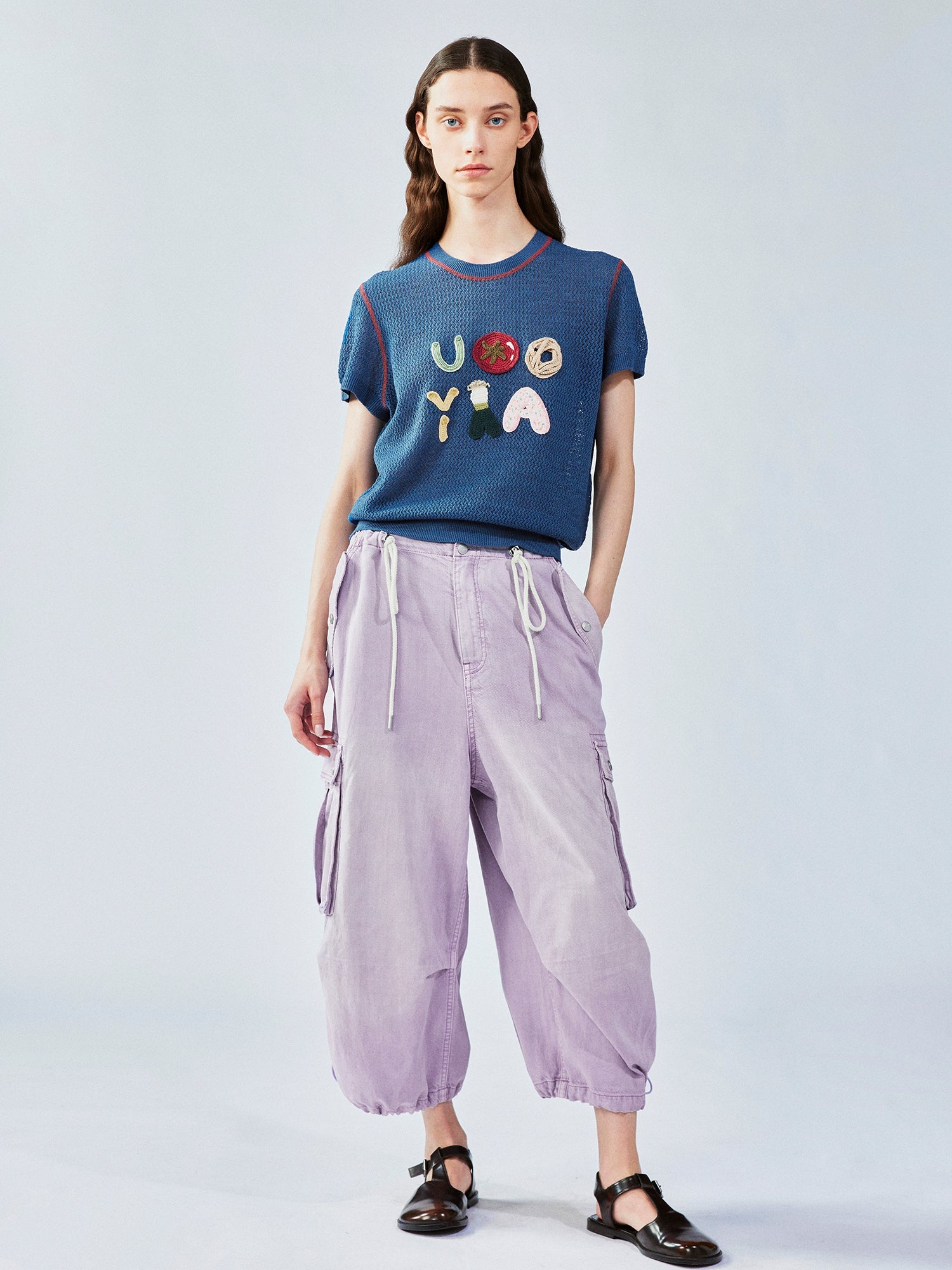 UOOYAA bites knit tee