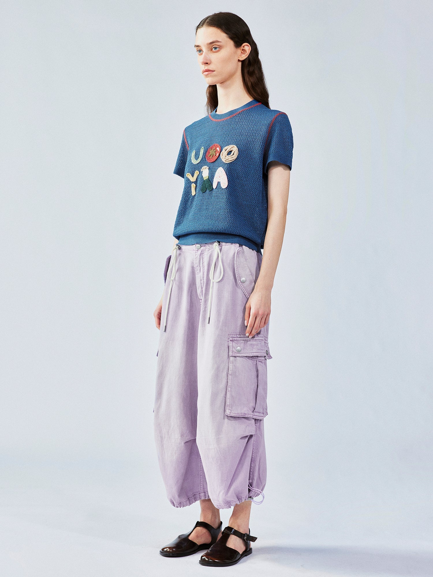 UOOYAA bites knit tee