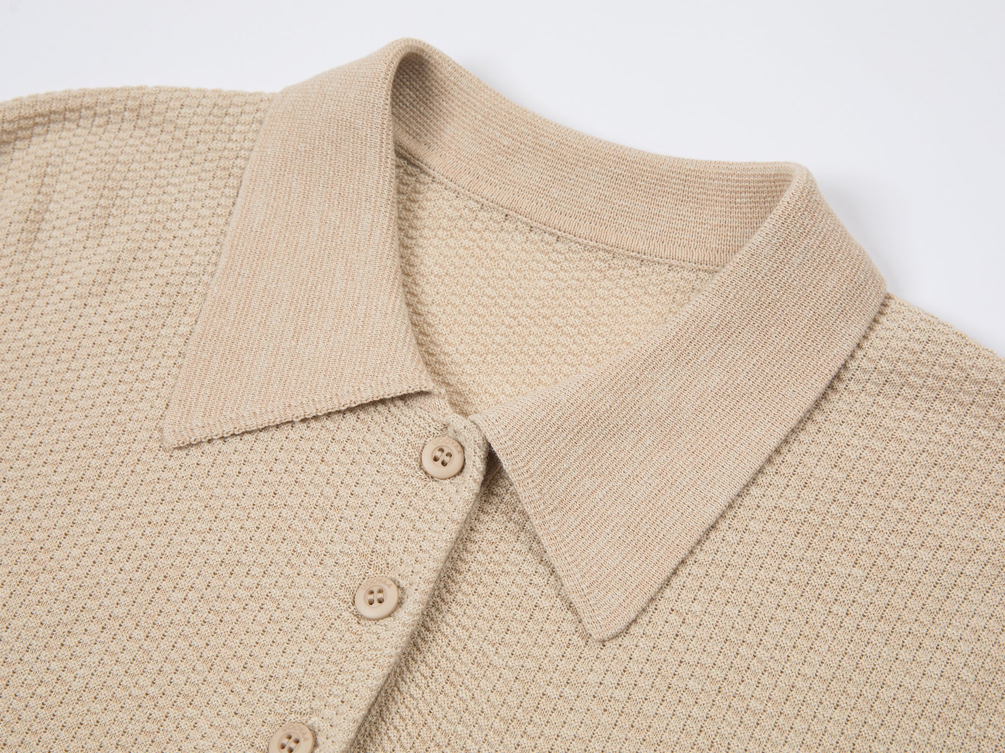 Afternoon tea-inspired polo knit tee