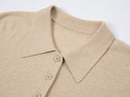 Afternoon tea-inspired polo knit tee