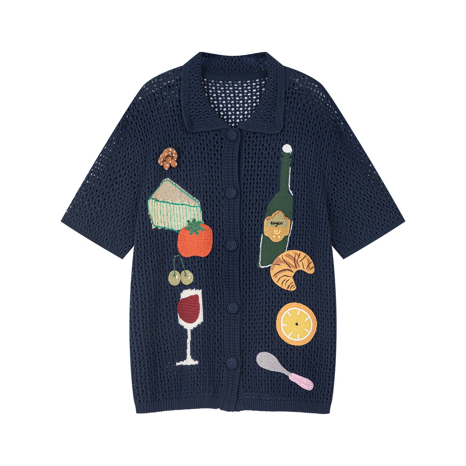 Love & food handcrafted cardigan