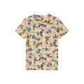 ブルーベリーメッシュプリントTシャツ