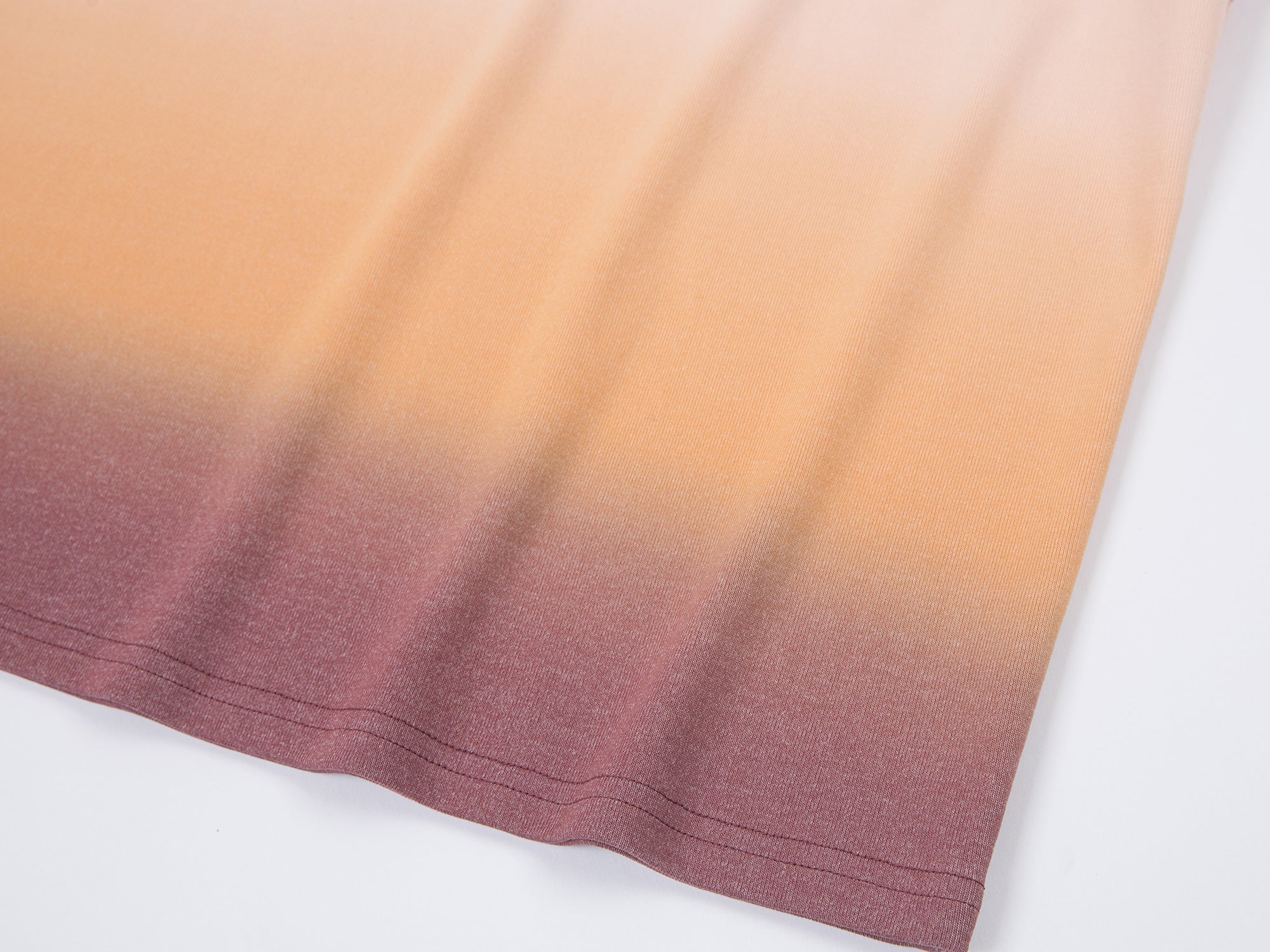 Gradient light faux two-piece tank tee