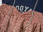 Tee & puffy skirt faux two-piece pullover