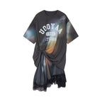 Dreamy light layered t-shirt dress