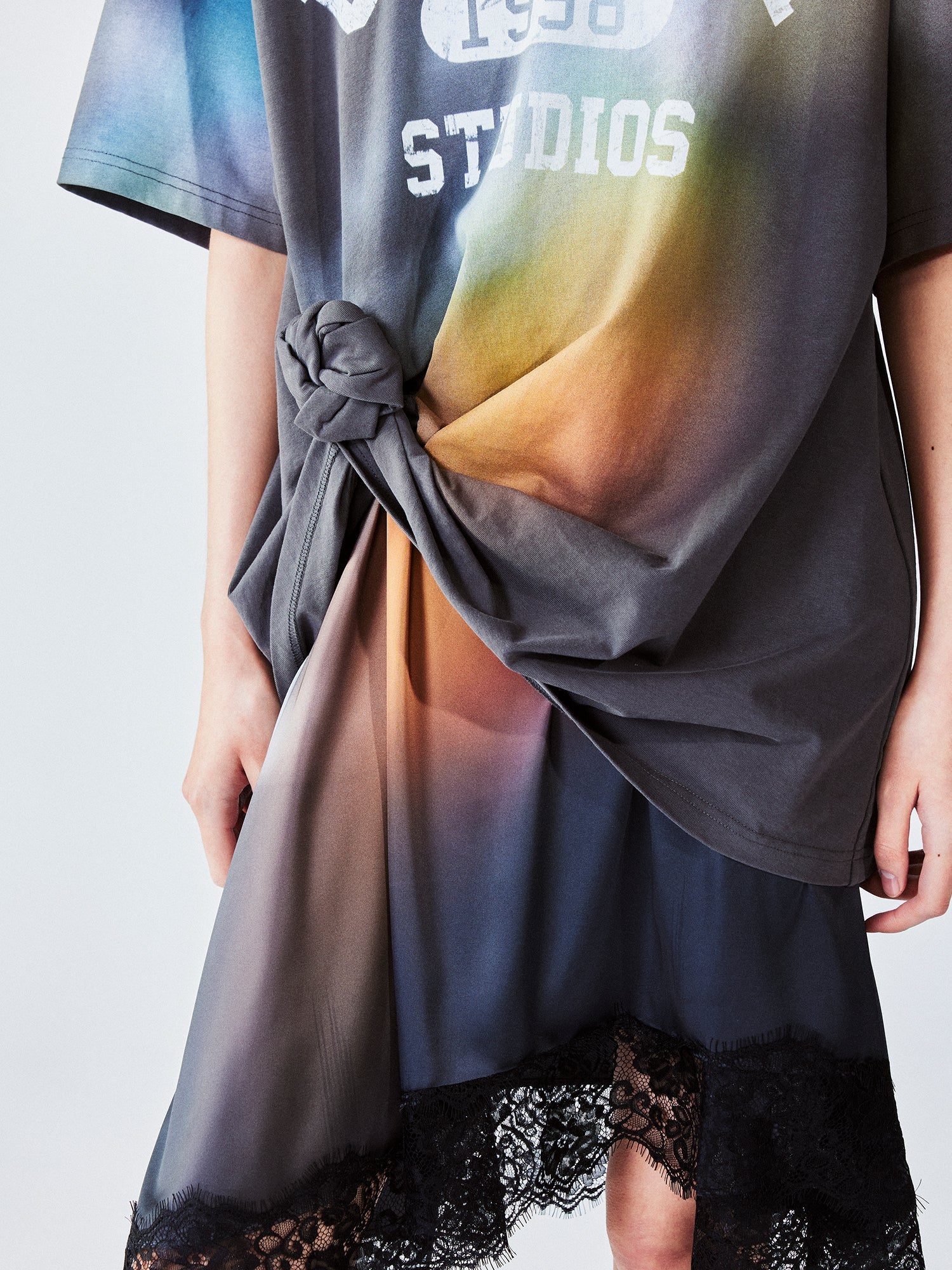 Dreamy light layered t-shirt dress