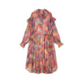 Dreamy light ruffle collar dress
