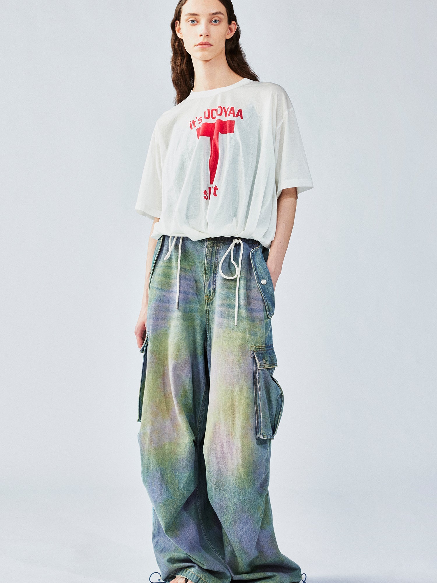 Dreamy light utility jeans